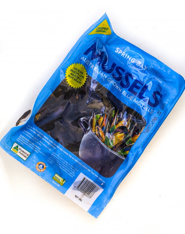 SF - Spring Bay Mussels (1kg Bag)